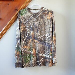 Realtree Camouflage Long Sleeve Tee Size Medium